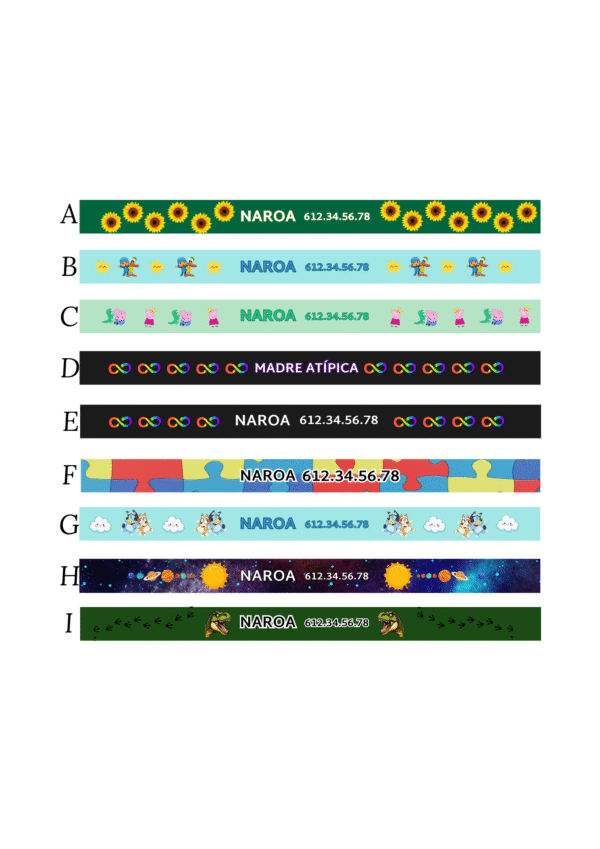 PULSERAS IDENTIFICATIVAS